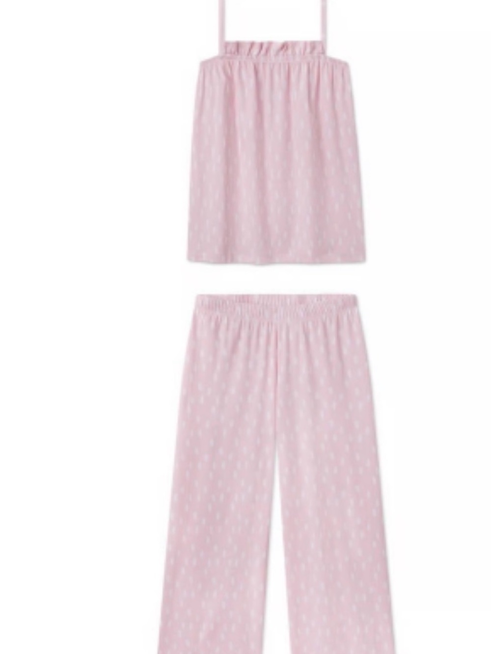 LAKE Pajamas Pink Brushstroke Pant Set